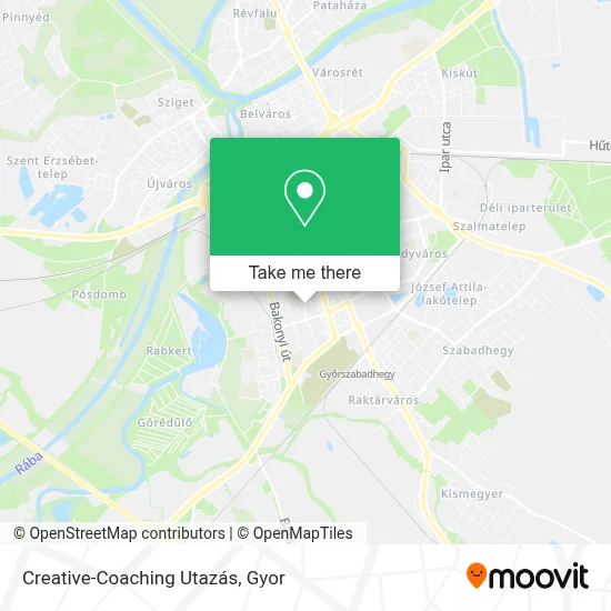 Creative-Coaching Utazás map