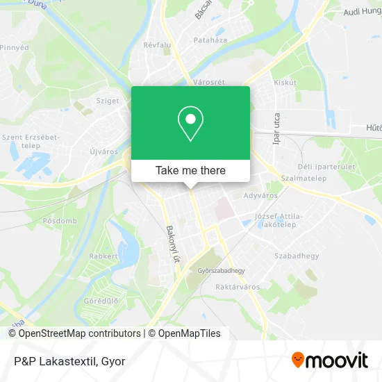 P&P Lakastextil map