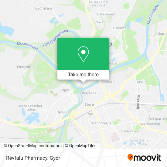 Révfalu Pharmacy map