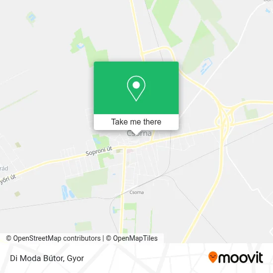 Di Moda Bútor map