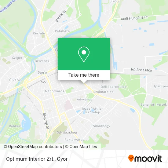 Optimum Interior Zrt. map