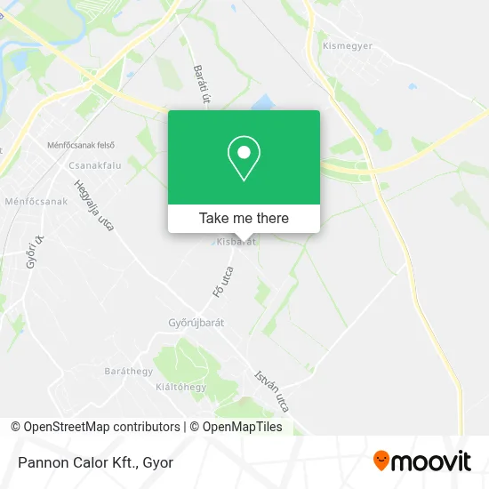 Pannon Calor Kft. map