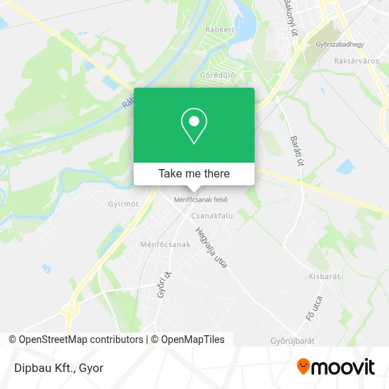 Dipbau Kft. map