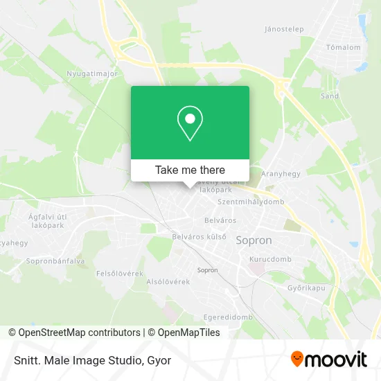Snitt. Male Image Studio map