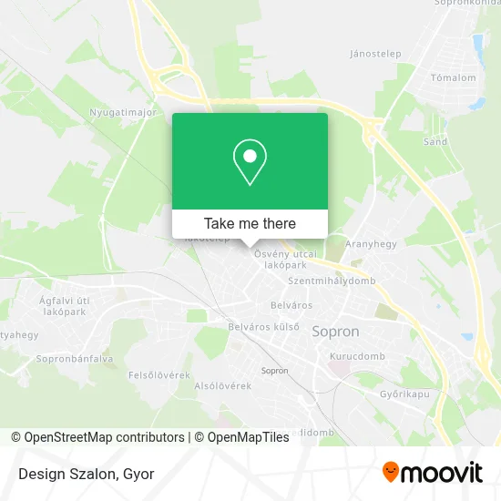 Design Szalon map