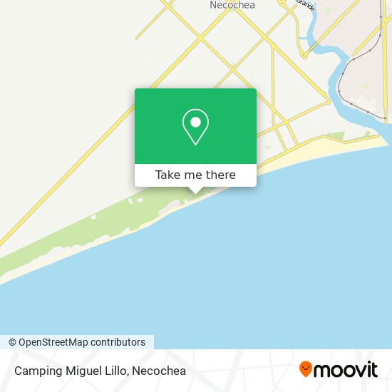Mapa de Camping Miguel Lillo