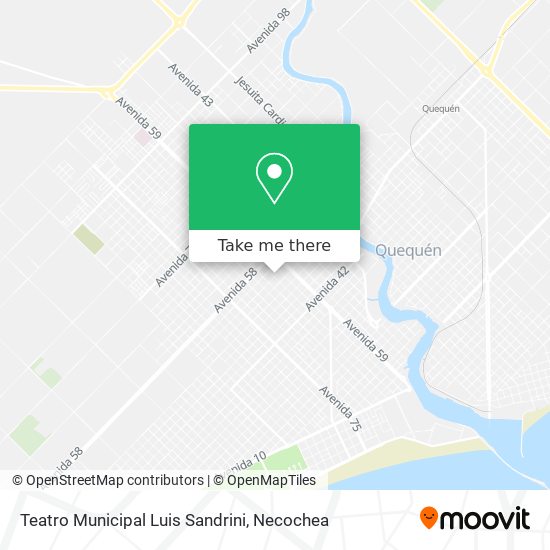 Teatro Municipal Luis Sandrini map