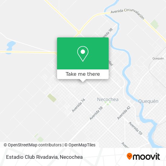 Estadio Club Rivadavia map