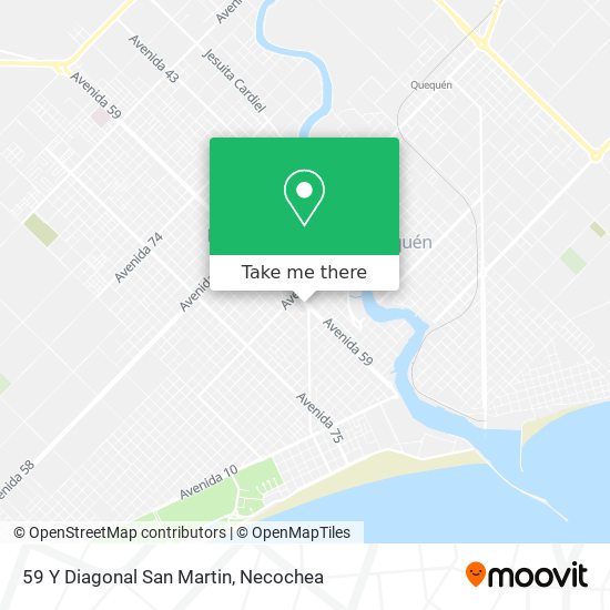 59 Y Diagonal San Martin map