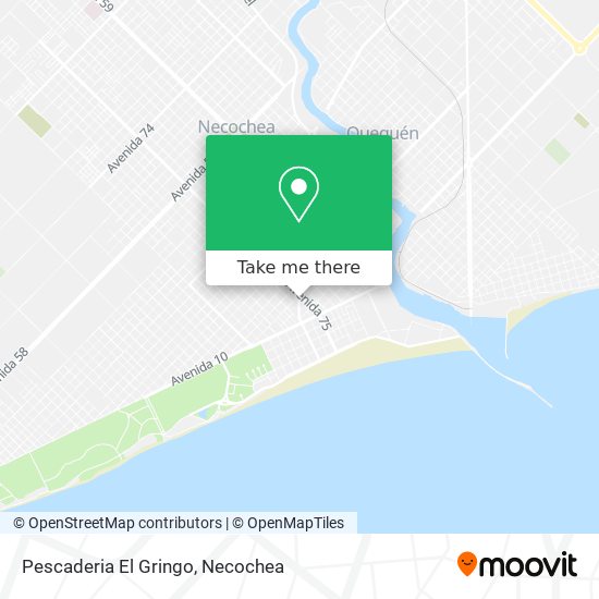 Mapa de Pescaderia El Gringo