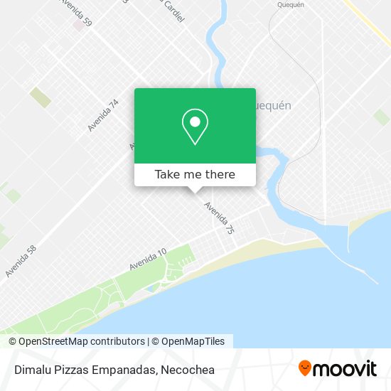 Mapa de Dimalu Pizzas Empanadas