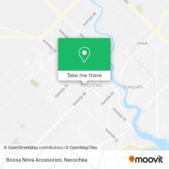 Bossa Nova Accesorios map