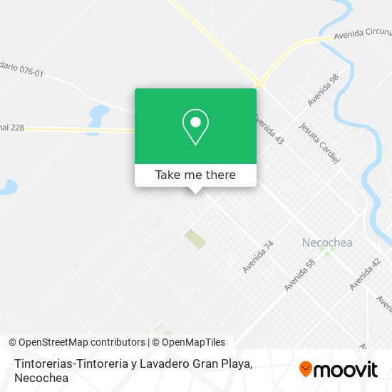 Mapa de Tintorerias-Tintoreria y Lavadero Gran Playa