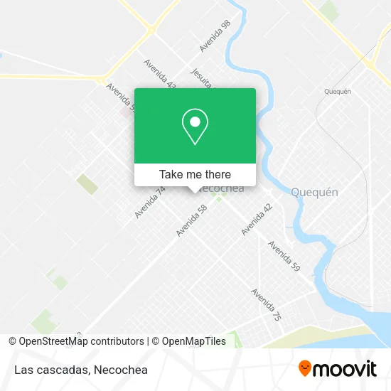 Las cascadas map