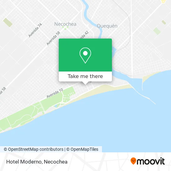 Hotel Moderno map