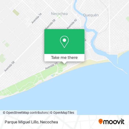 Mapa de Parque Miguel Lillo