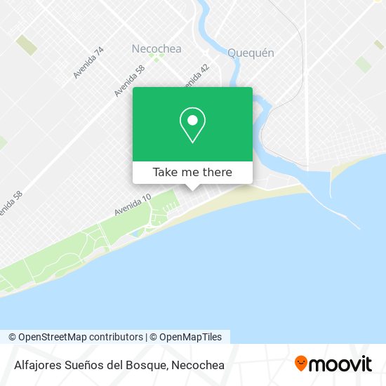 Mapa de Alfajores Sueños del Bosque