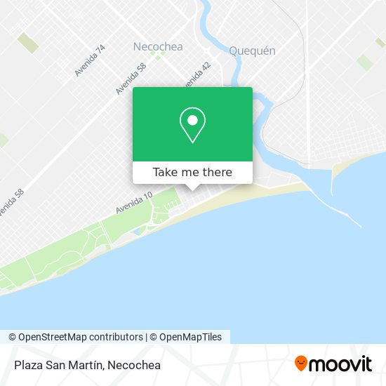 Plaza San Martín map
