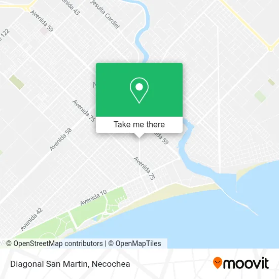 Diagonal San Martin map