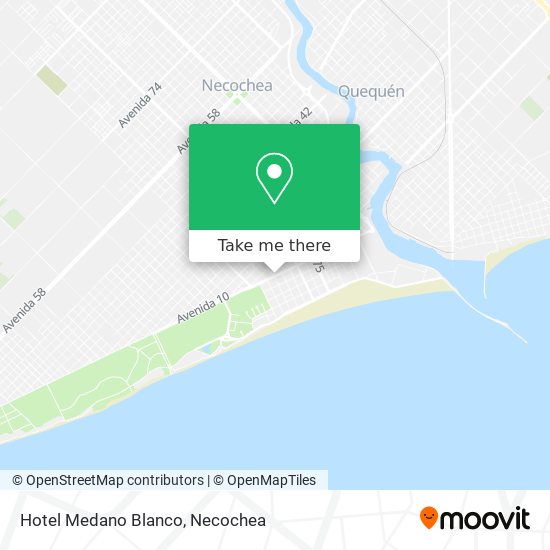 Mapa de Hotel Medano Blanco