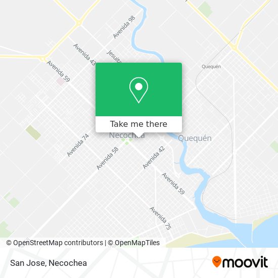 Mapa de San Jose