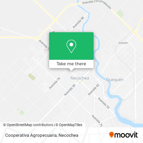 Mapa de Cooperativa Agropecuaria