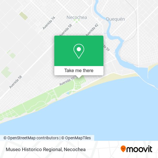 Mapa de Museo Historico Regional