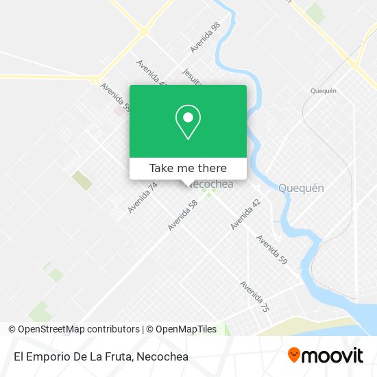 El Emporio De La Fruta map