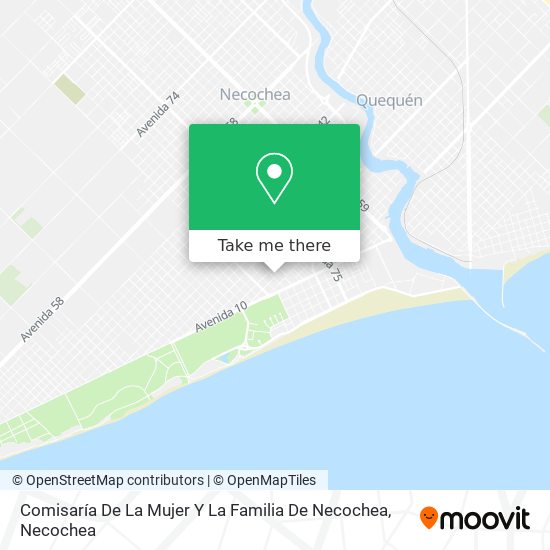 Comisaría De La Mujer Y La Familia De Necochea map