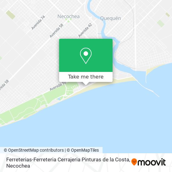 Mapa de Ferreterias-Ferreteria Cerrajeria Pinturas de la Costa