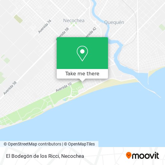 El Bodegón de los Ricci map