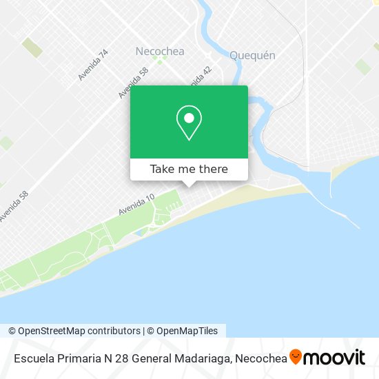 Escuela Primaria N 28 General Madariaga map