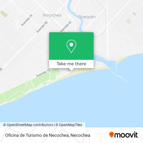 Oficina de Turismo de Necochea map