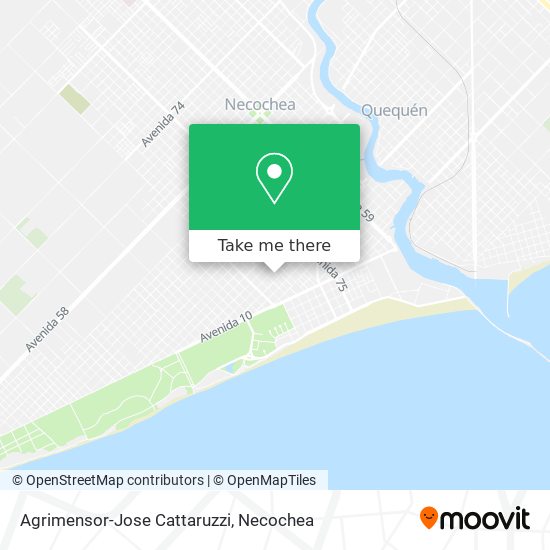 Agrimensor-Jose Cattaruzzi map