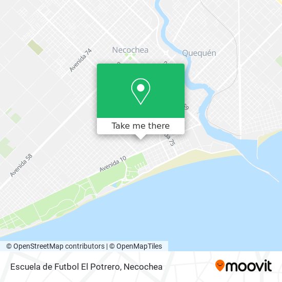 Escuela de Futbol El Potrero map