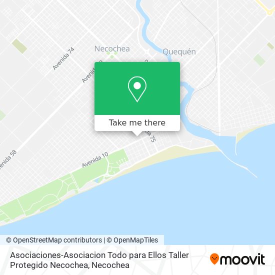 Asociaciones-Asociacion Todo para Ellos Taller Protegido Necochea map
