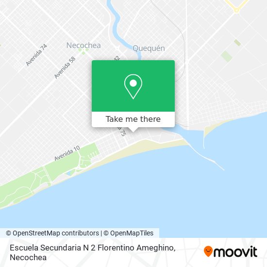 Escuela Secundaria N 2 Florentino Ameghino map