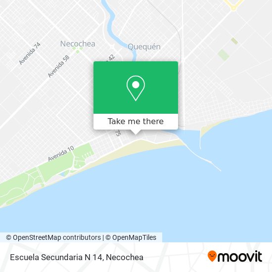 Escuela Secundaria N 14 map