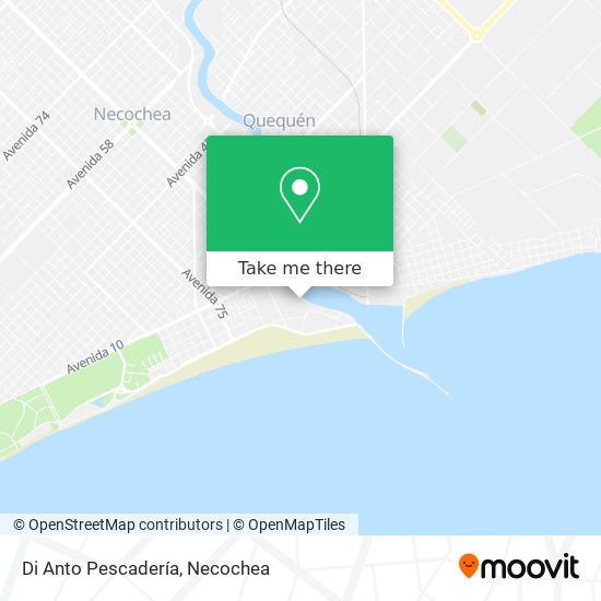 Mapa de Di Anto Pescadería
