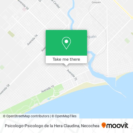 Psicologo-Psicologo de la Hera Claudina map