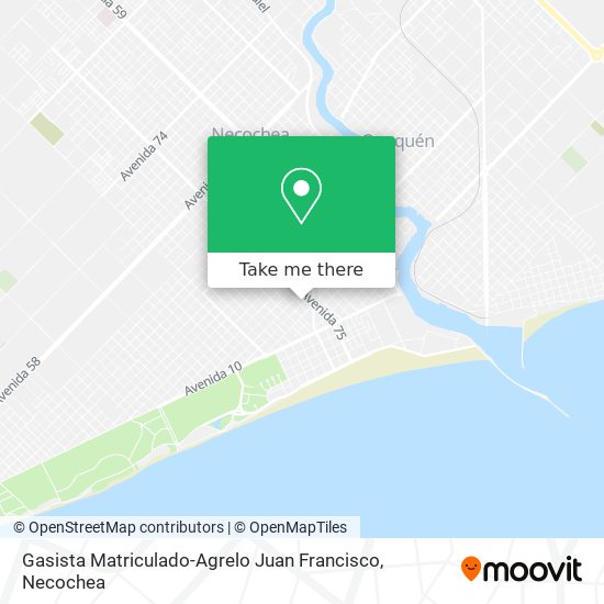 Gasista Matriculado-Agrelo Juan Francisco map