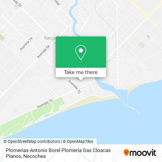 Plomerias-Antonio Borel Plomeria Gas Cloacas Planos map