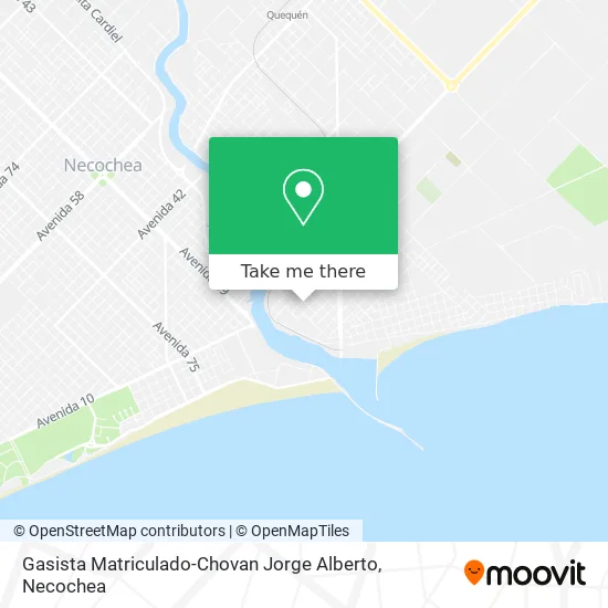 Gasista Matriculado-Chovan Jorge Alberto map
