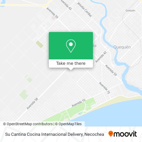 Su Cantina Cocina Internacional Delivery map