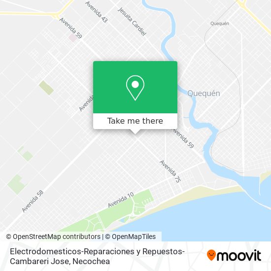 Electrodomesticos-Reparaciones y Repuestos-Cambareri Jose map