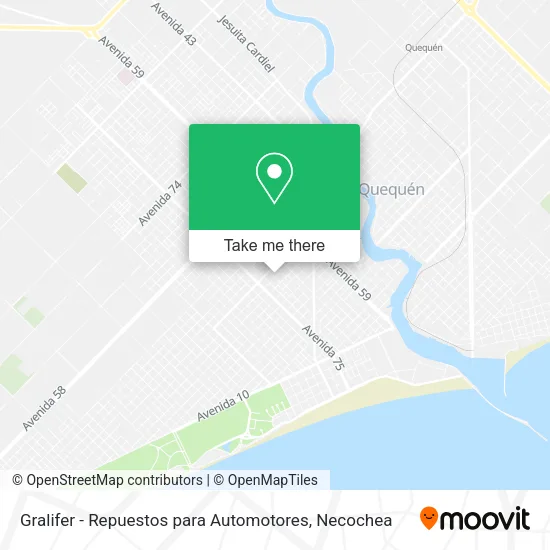 Mapa de Gralifer - Repuestos para Automotores