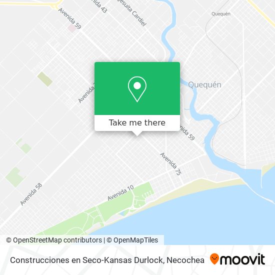 Construcciones en Seco-Kansas Durlock map