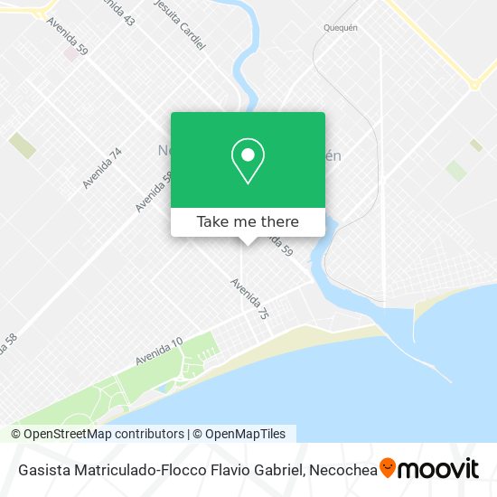 Mapa de Gasista Matriculado-Flocco Flavio Gabriel