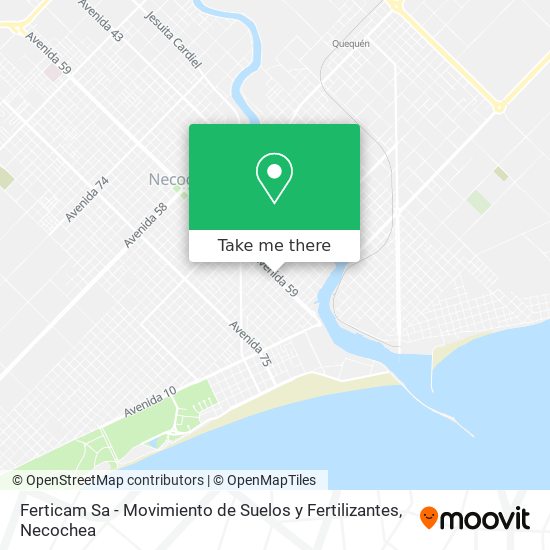 Mapa de Ferticam Sa - Movimiento de Suelos y Fertilizantes