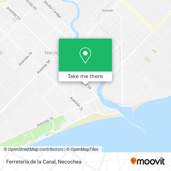 Mapa de Ferretería de la Canal